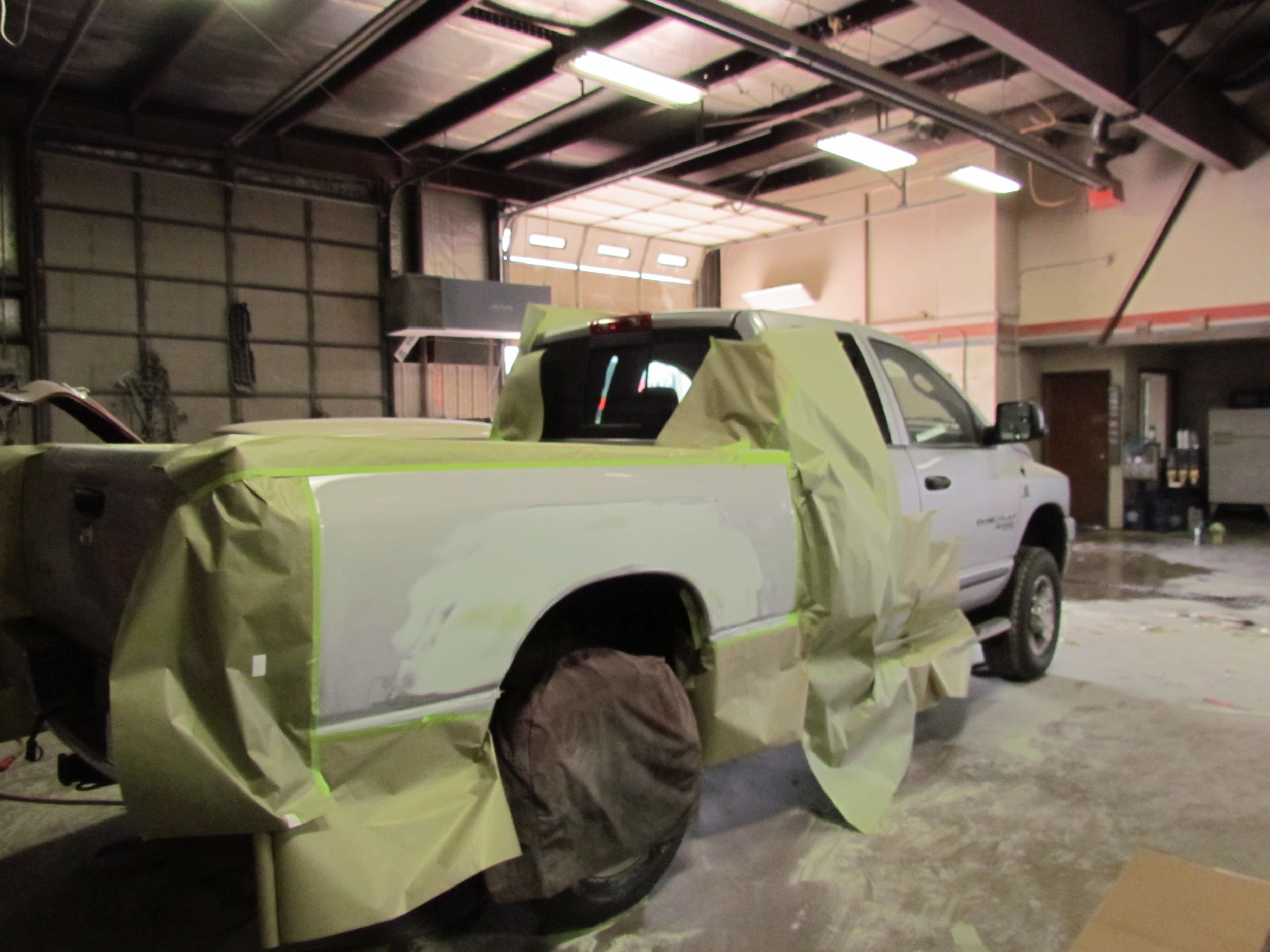 truck paint and frame work